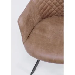 Chaise pivotante Coco marron