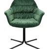 Chaise pivotante Colmar vert