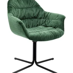 Chaise pivotante Colmar vert
