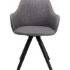 Chaise pivotante Madame gris