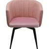 Chaise pivotante Merida rose