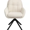 Chaise pivotante Molly beige