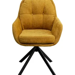 Chaise pivotante Molly jaune