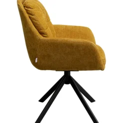 Chaise pivotante Molly jaune