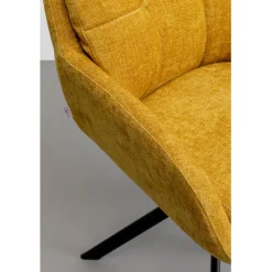 Chaise pivotante Molly jaune