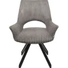Chaise pivotante Rich gris foncé