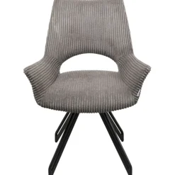 Chaise pivotante Rich gris foncé