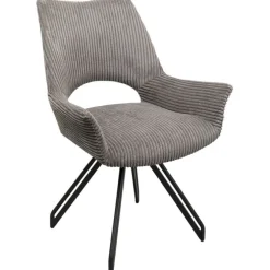 Chaise pivotante Rich gris foncé