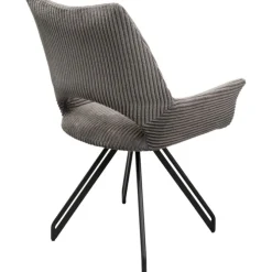 Chaise pivotante Rich gris foncé