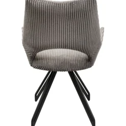 Chaise pivotante Rich gris foncé