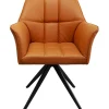 Chaise pivotante Thinktank cognac