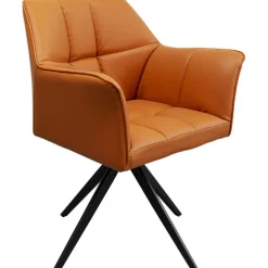 Chaise pivotante Thinktank cognac