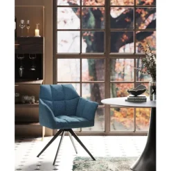 Chaise pivotante Thinktank Bleu