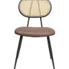Chaise Rosali marron