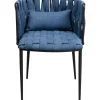 Chaise Saluti bleu