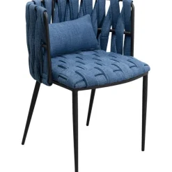 Chaise Saluti bleu