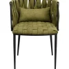 Chaise Saluti vert foncé