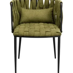 Chaise Saluti vert foncé