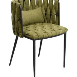Chaise Saluti vert foncé