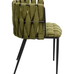 Chaise Saluti vert foncé