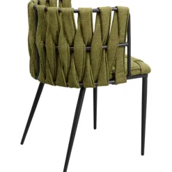 Chaise Saluti vert foncé