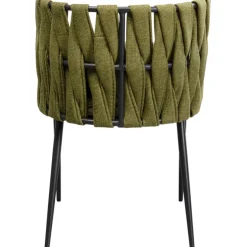 Chaise Saluti vert foncé