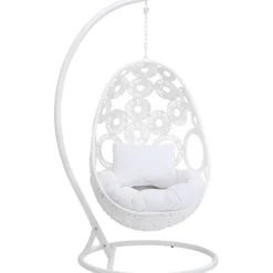 Chaise suspendue Ibiza blanc