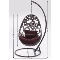 Chaise suspendue Ibiza blanc