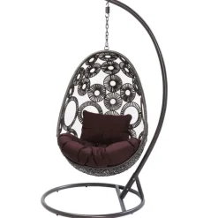 Chaise suspendue Ibiza marron