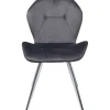 Chaise Viva gris-chromé