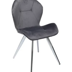 Chaise Viva gris-chromé