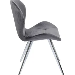 Chaise Viva gris-chromé