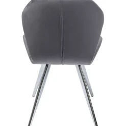 Chaise Viva gris-chromé