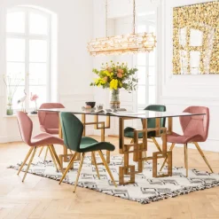 Chaise Viva rose
