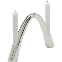 Chandelier Bow Duo chromé 21cm