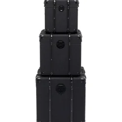 Coffre Voyage noir (3/parts)