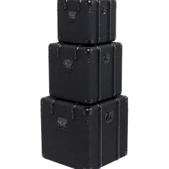 Coffre Voyage noir (3/parts)