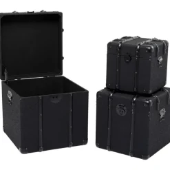 Coffre Voyage noir (3/parts)