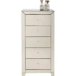 Commode haute Luxury Pearl 5-tiroirs
