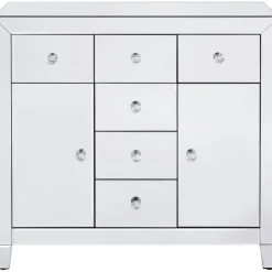 Commode Luxury 2 portes, 6 tiroirs
