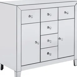 Commode Luxury 2 portes, 6 tiroirs