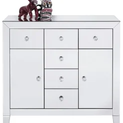 Commode Luxury 2 portes, 6 tiroirs