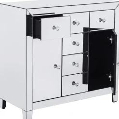 Commode Luxury 2 portes, 6 tiroirs