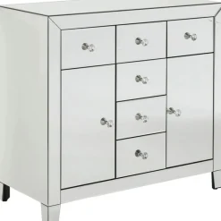 Commode Luxury 2 portes, 6 tiroirs