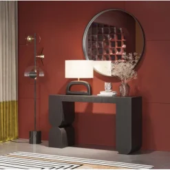 Console Curve noir 120x76cm