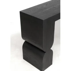 Console Curve noir 120x76cm