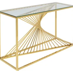 Console Laser doré 120x40