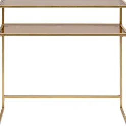 Console Loft doré 85x80cm