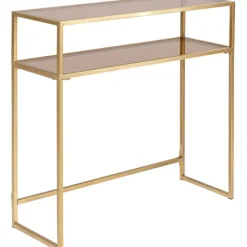 Console Loft doré 85x80cm