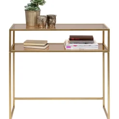 Console Loft doré 85x80cm